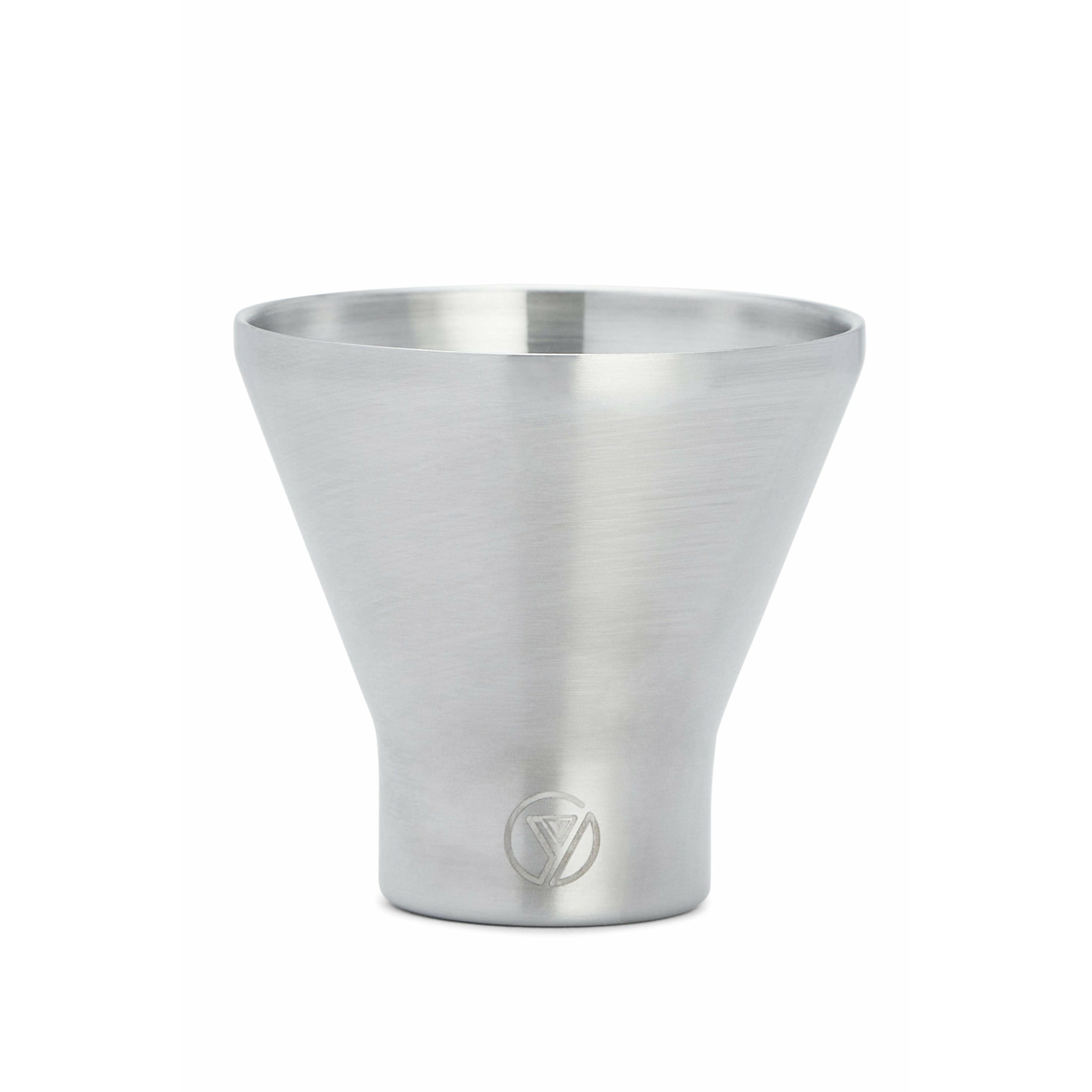 Martini Tumbler - Silver Fox (Brushed Silver)