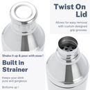 Cocktail Shaker - Liquid Chrome