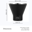 Martini Tumbler - Hurricane Black
