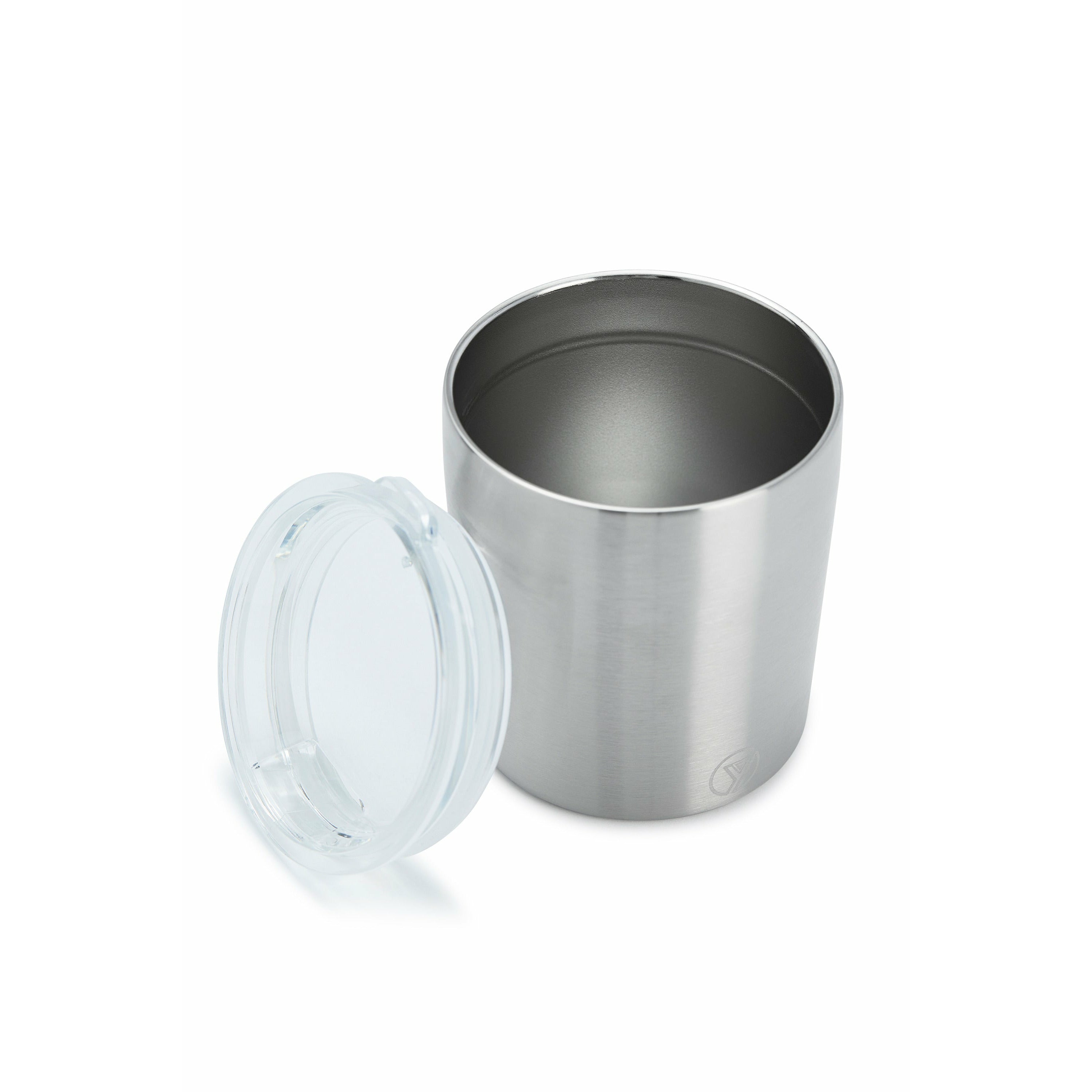 Rocks Tumbler - Silver Fox (Brushed Silver)